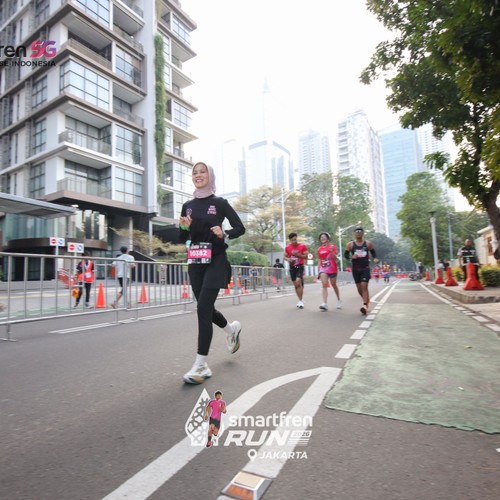 Race photo from SMARTFREN RUN 2026