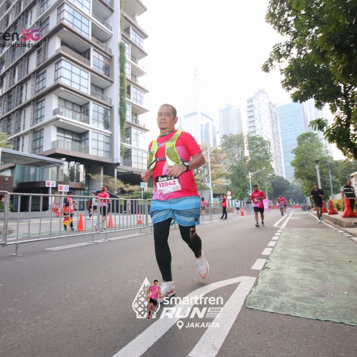 Race photo from SMARTFREN RUN 2026