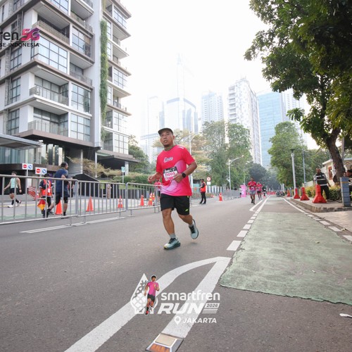Race photo from SMARTFREN RUN 2026