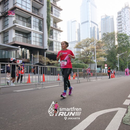 Race photo from SMARTFREN RUN 2026