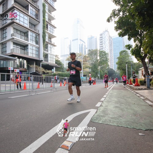 Race photo from SMARTFREN RUN 2026