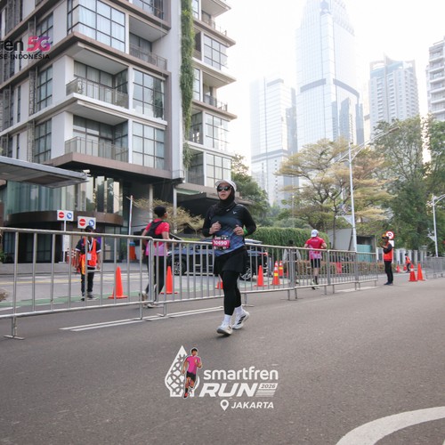 Race photo from SMARTFREN RUN 2026