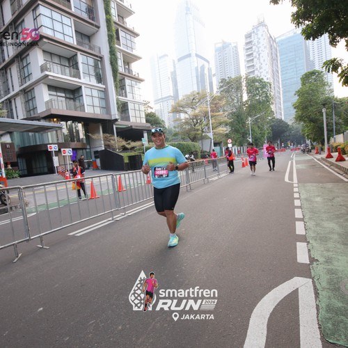 Race photo from SMARTFREN RUN 2026
