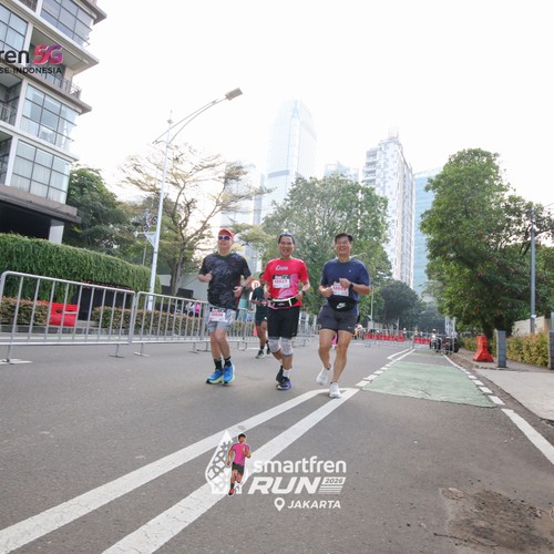 Race photo from SMARTFREN RUN 2026