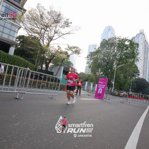 Race photo from SMARTFREN RUN 2026