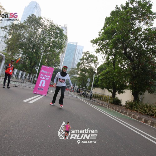Race photo from SMARTFREN RUN 2026