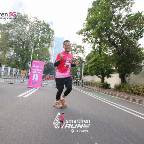 Race photo from SMARTFREN RUN 2026