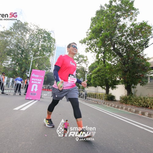 Race photo from SMARTFREN RUN 2026