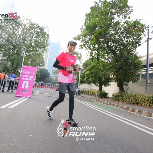 Race photo from SMARTFREN RUN 2026