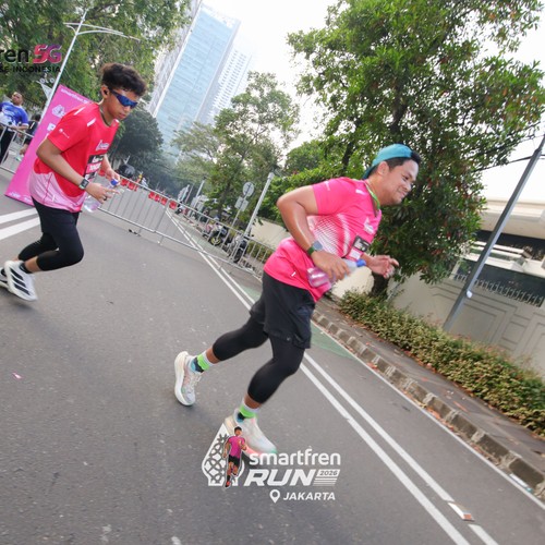 Race photo from SMARTFREN RUN 2026