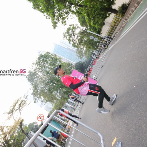 Race photo from SMARTFREN RUN 2026