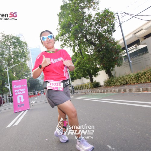 Race photo from SMARTFREN RUN 2026