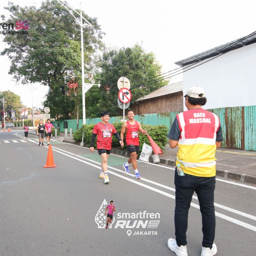 Race photo from SMARTFREN RUN 2026