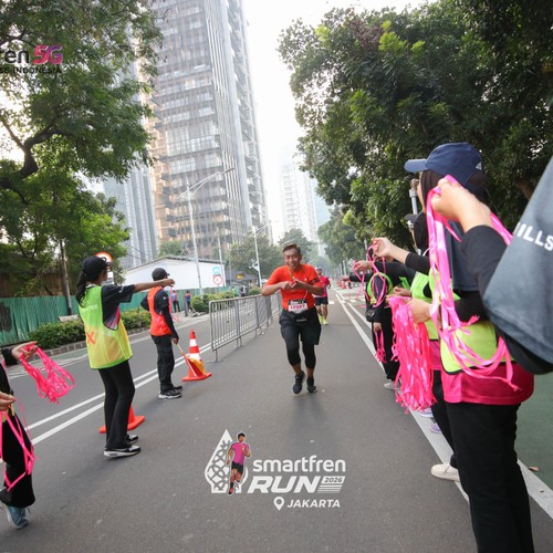 Race photo from SMARTFREN RUN 2026