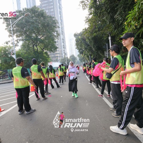Race photo from SMARTFREN RUN 2026