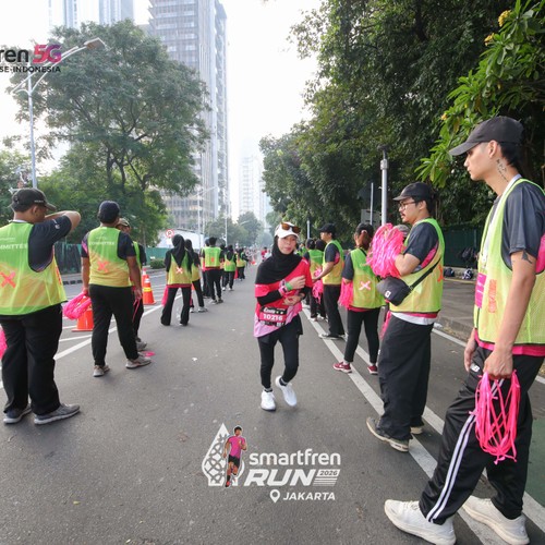 Race photo from SMARTFREN RUN 2026