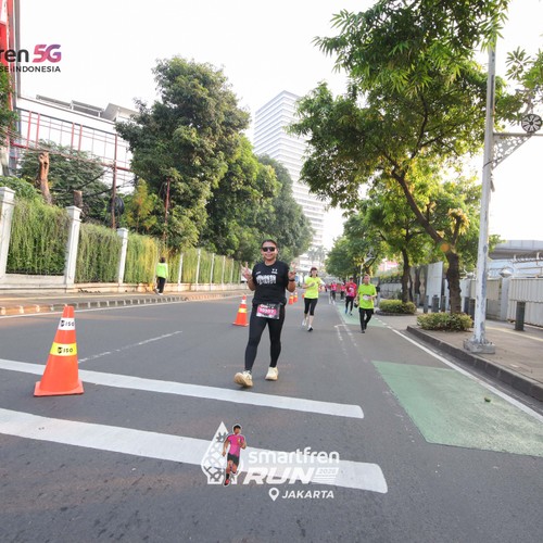 Race photo from SMARTFREN RUN 2026