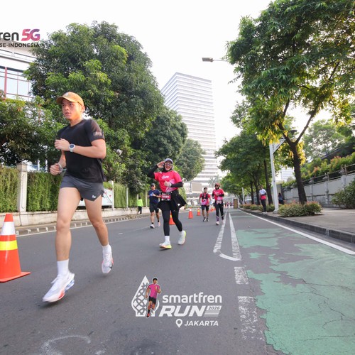 Race photo from SMARTFREN RUN 2026