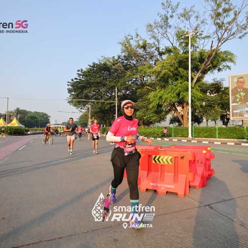 Race photo from SMARTFREN RUN 2026