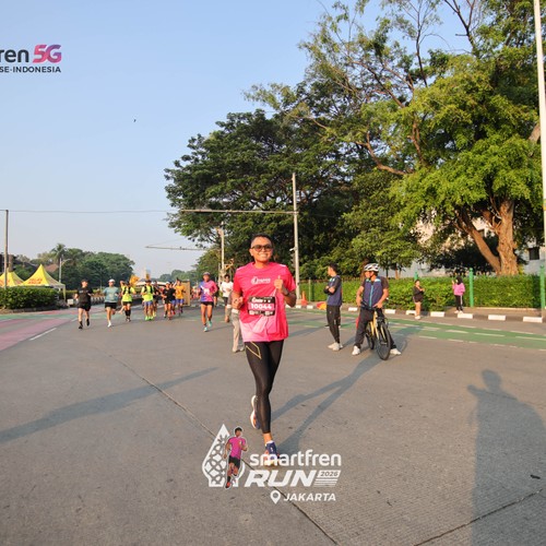 Race photo from SMARTFREN RUN 2026