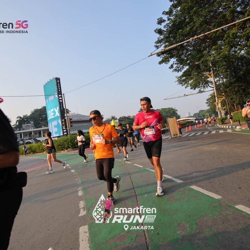 Race photo from SMARTFREN RUN 2026