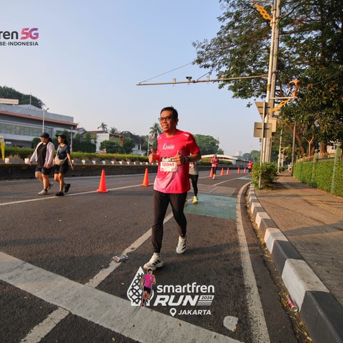 Race photo from SMARTFREN RUN 2026