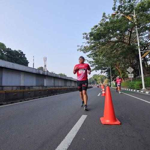 Race photo from SMARTFREN RUN 2026