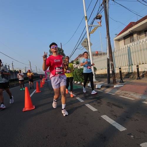 Race photo from SMARTFREN RUN 2026