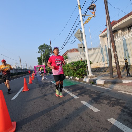 Race photo from SMARTFREN RUN 2026