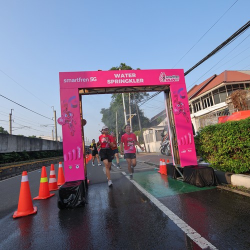 Race photo from SMARTFREN RUN 2026