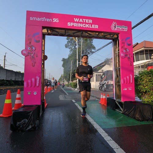 Race photo from SMARTFREN RUN 2026