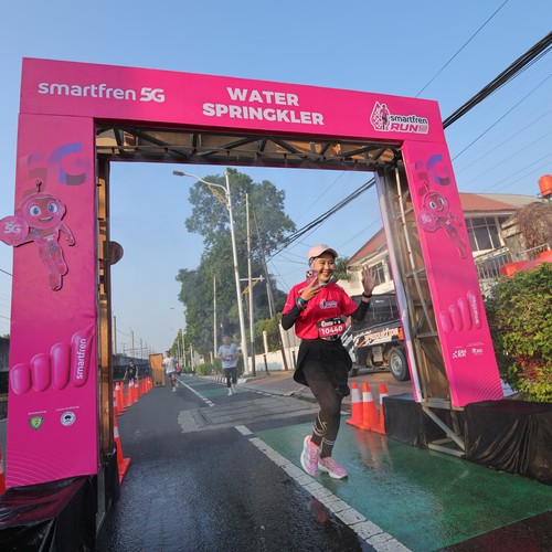 Race photo from SMARTFREN RUN 2026