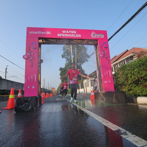 Race photo from SMARTFREN RUN 2026
