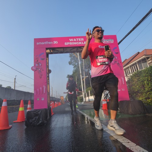 Race photo from SMARTFREN RUN 2026
