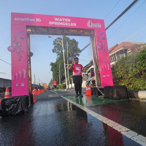 Race photo from SMARTFREN RUN 2026