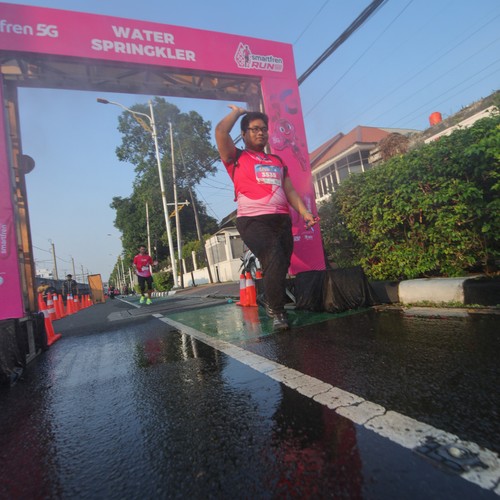 Race photo from SMARTFREN RUN 2026