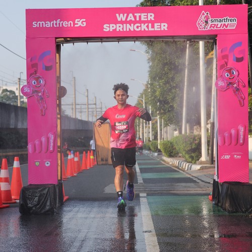 Race photo from SMARTFREN RUN 2026