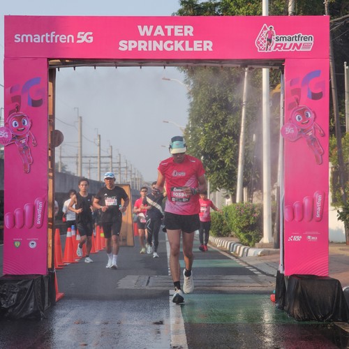 Race photo from SMARTFREN RUN 2026