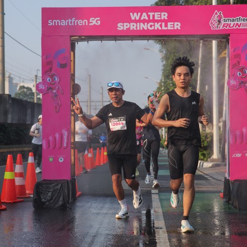 Race photo from SMARTFREN RUN 2026