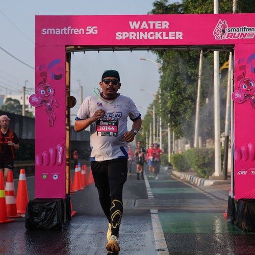 Race photo from SMARTFREN RUN 2026