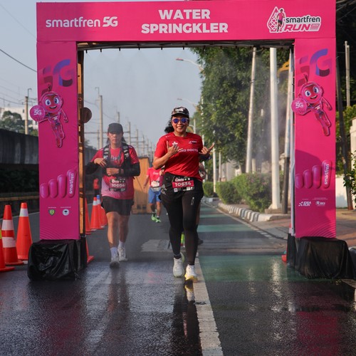 Race photo from SMARTFREN RUN 2026