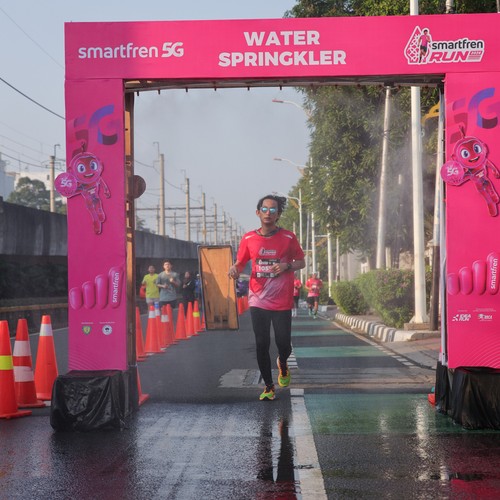 Race photo from SMARTFREN RUN 2026