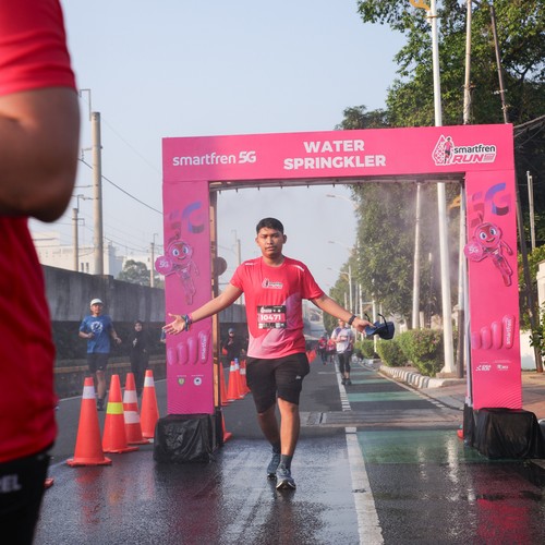 Race photo from SMARTFREN RUN 2026
