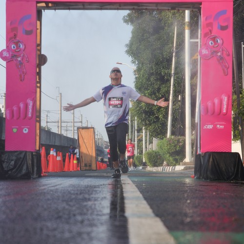 Race photo from SMARTFREN RUN 2026