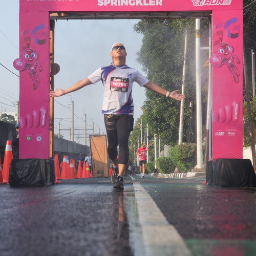 Race photo from SMARTFREN RUN 2026