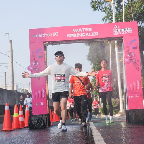 Race photo from SMARTFREN RUN 2026