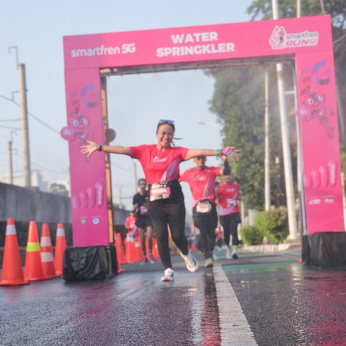 Race photo from SMARTFREN RUN 2026