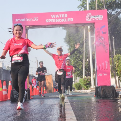 Race photo from SMARTFREN RUN 2026