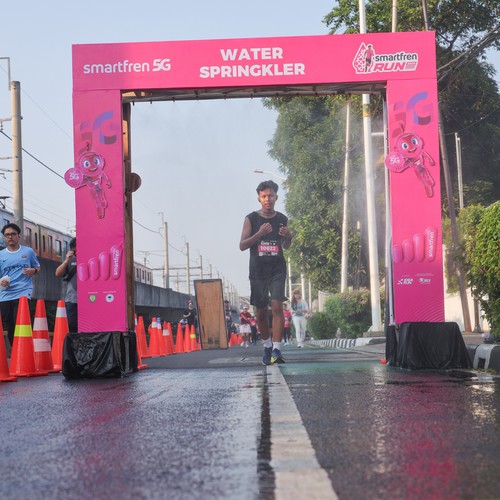 Race photo from SMARTFREN RUN 2026