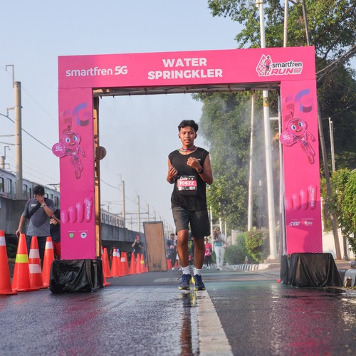 Race photo from SMARTFREN RUN 2026